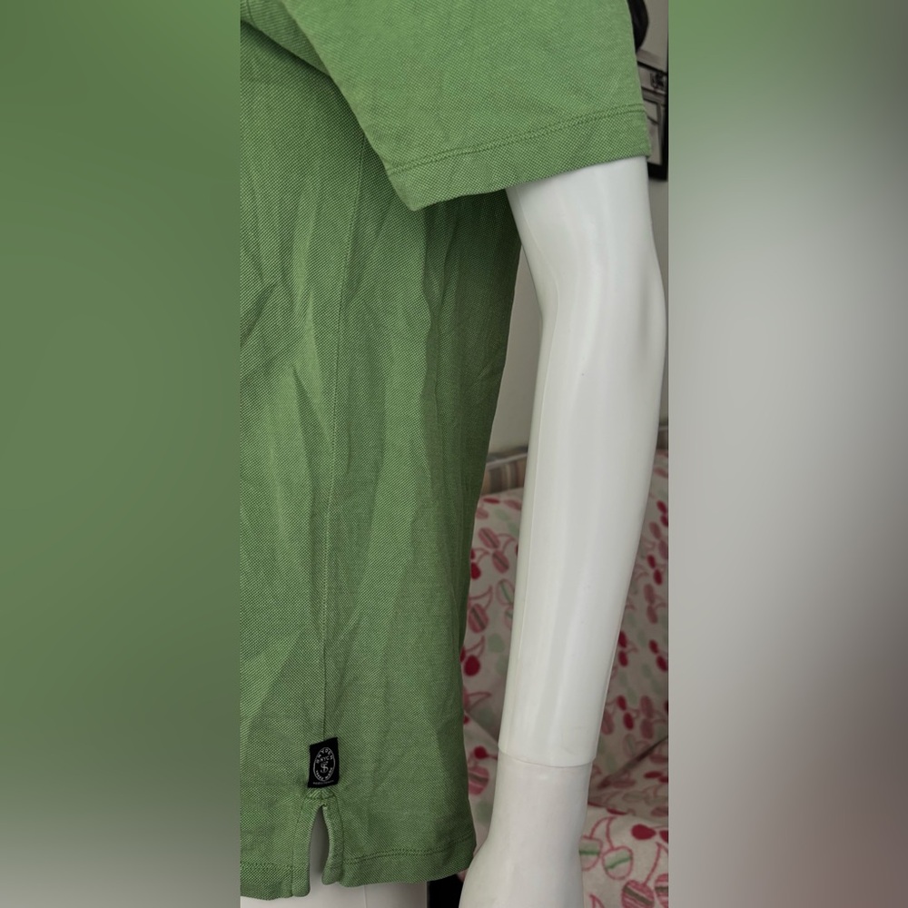Todd Snyder 51% Cotton piqué Polo Shirt - short sleeves in green color Size XS - Picture 6 of 8